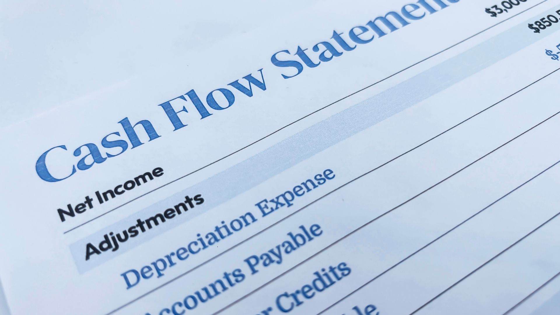 cash flow statement