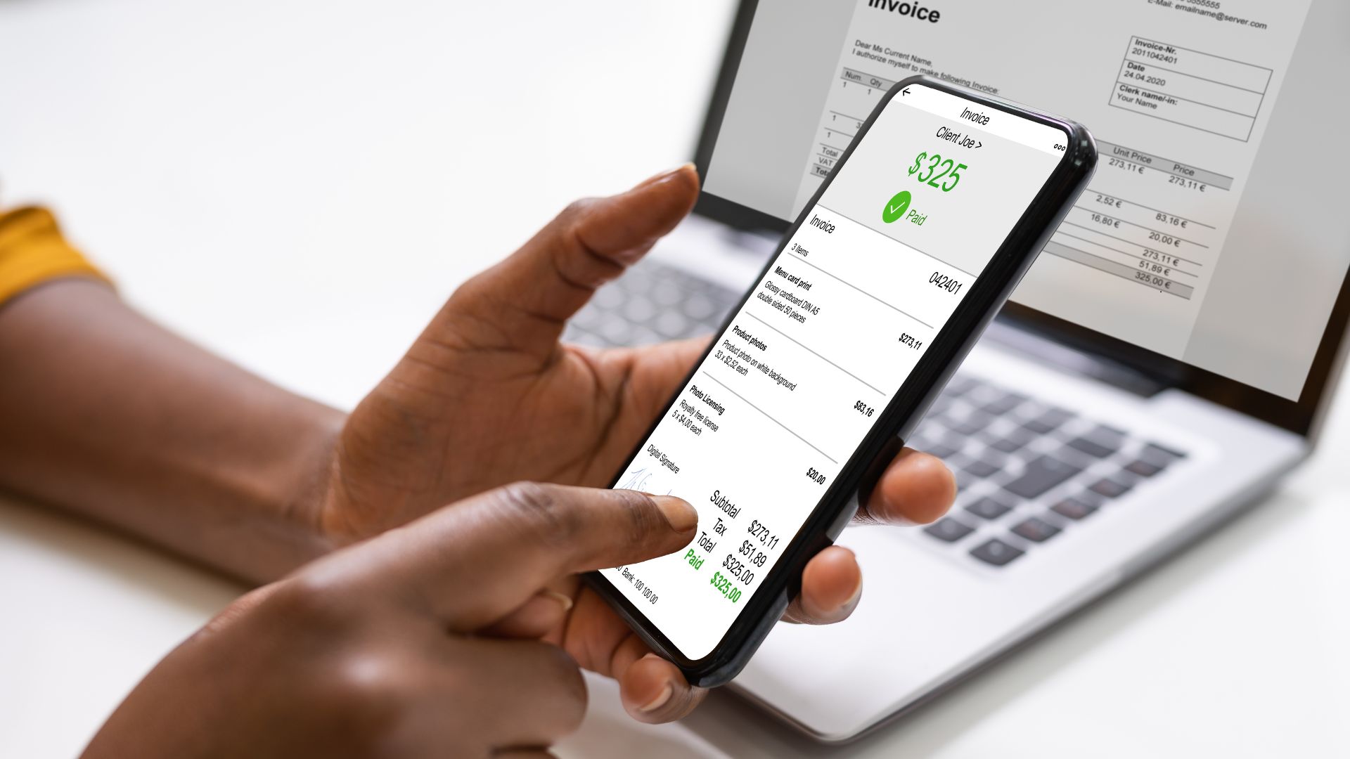 managing partial payments